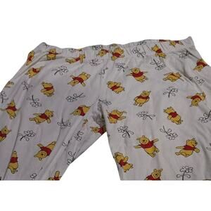 Disney Winnie the Pooh Womens Pajama Pants Size Large 100% Cotton